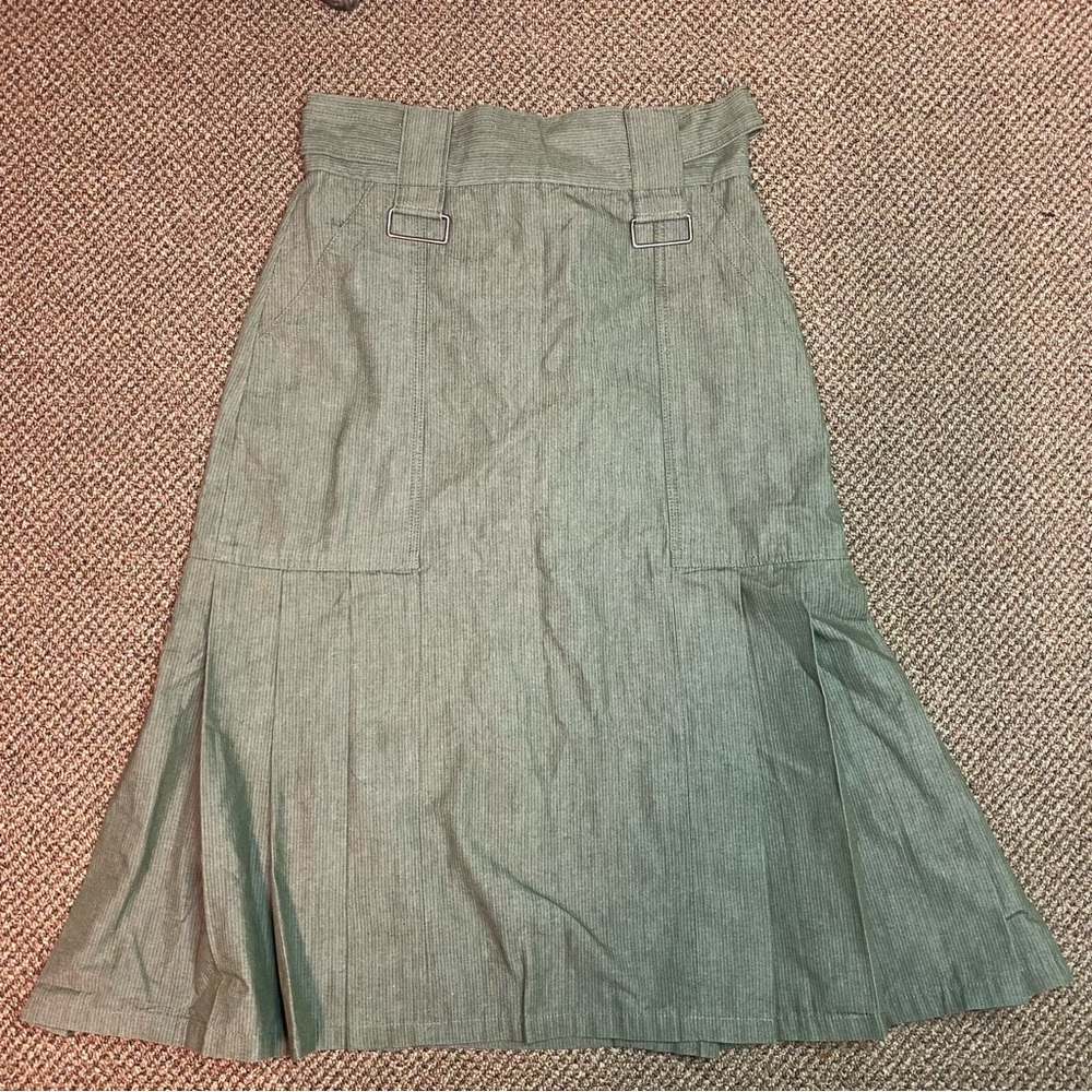 Mason Spring 2003 Military Style MIDI Skirt Y2K Sz 4 E29